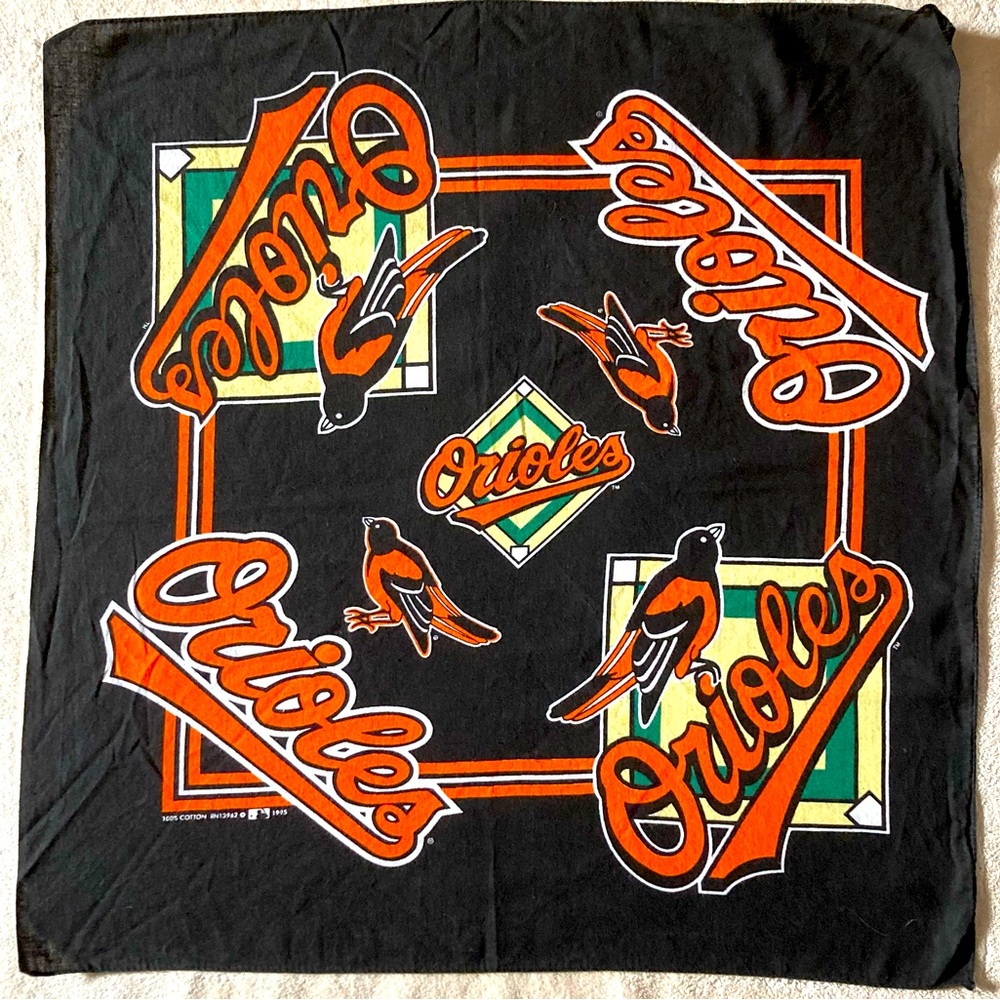 Vintage 1995 Baltimore Orioles Bandana
